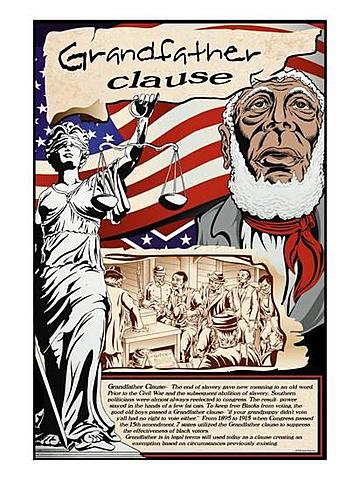 Supreme Court declares "Grandfather Clause" unconstitutional
