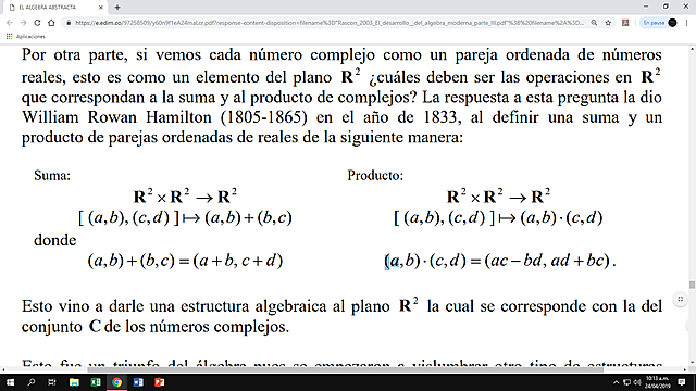 Estructura algebraica en R*R