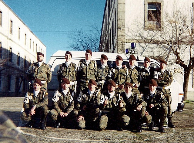 after completing his secondary education , he began his military training