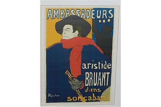 AMBASSADEURS: ARISTIDE BRUANT - Lautrec