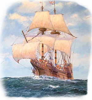 Mayflower lands in America