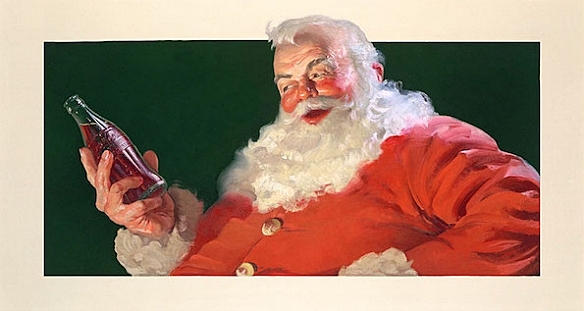 el famoso Santa Claus de Haddon Sundblom
