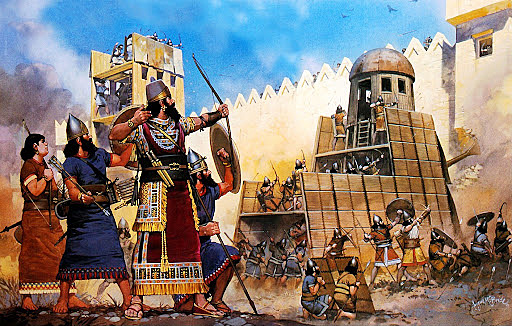 Conquista de Mesopotamia por los Persas.