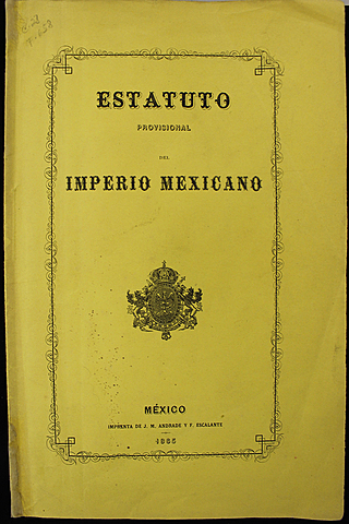 Estatuto Provisional del Imperio Mexicano