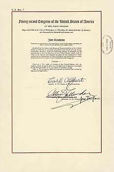 Twenty Six Amendment