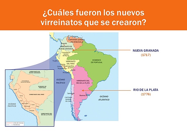 América - Una nueva división política (1739/1782)