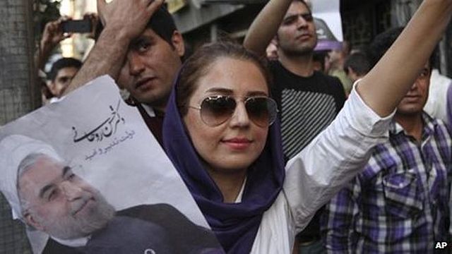 Hassan Rouhani wins the Iranian presidential election