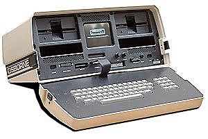 he Osborne 1 is the first commercially successful portable computer.