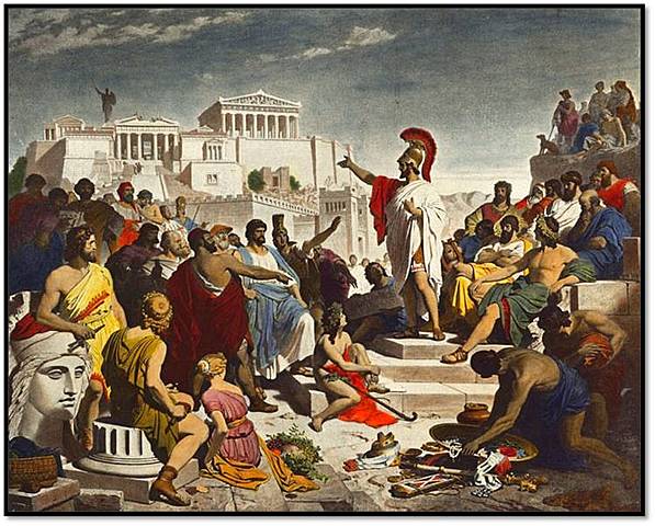 ⇩ Restablecimiento de la democracia en Atenas