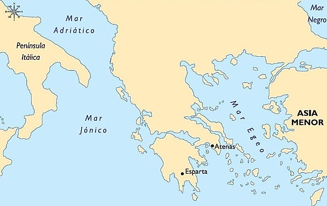 ⇩ Tregua entre Esparta y Atenas