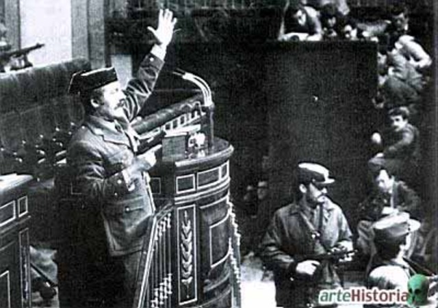 Golpe de estado del coronel, Antonio Tejero