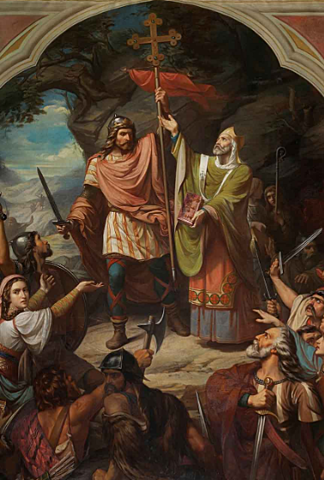 BATALLA DE COVADONGA(INICIO DEL REINO DE ASTURIAS)