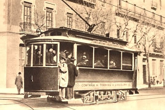 Línea tranvía eléctrico