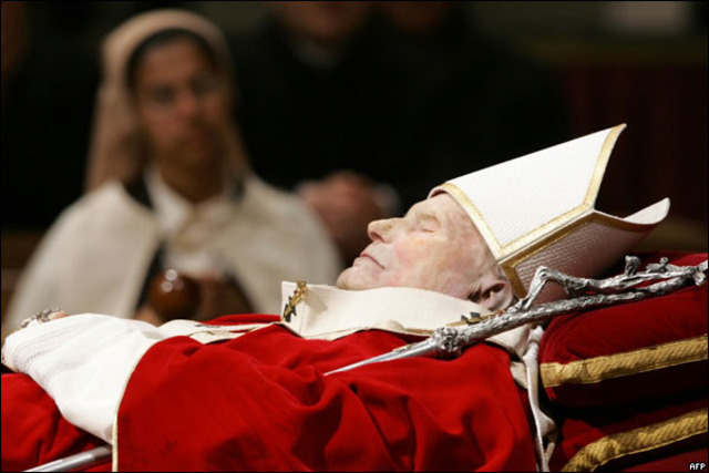 Muerte del Papa Juan Pablo  II