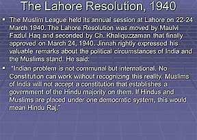 Lahore Resolution