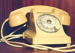 Le téléphone à cadran en bakélite