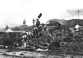 The Vietminh and Ho Chi Minh defeat the French at Dien Bien Phu