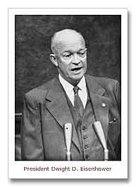 Eisenhower claims "Domino Theory"