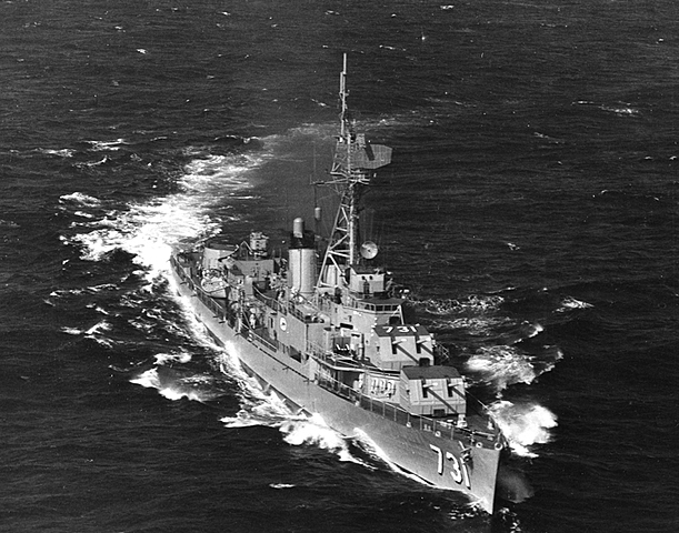 President Johnson claims a U.S. ship had been fired upon by the North Vietnamese