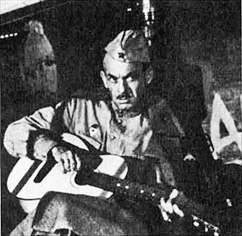 Доброволец на фронте