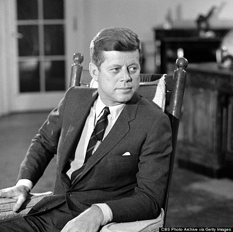 President Kennedy is assassinated, leading to the presidency of Lyndon B. Johnson