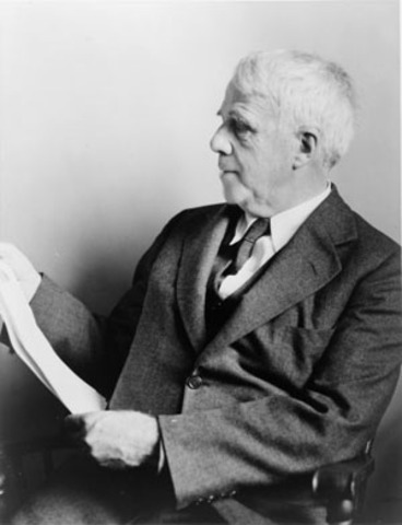 Robert Frost visits Lake Forest Academy