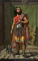 The attack of the Visigoths