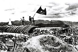 The Viet Minh and Ho Chi Minh defeat the French at Dien Bien Phu.