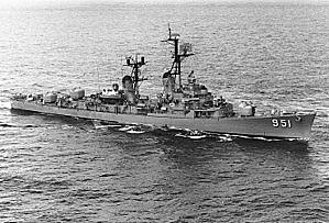 President Johnson claims a U.S. ship had been fired upon by the North