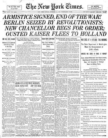 Armistice Signed