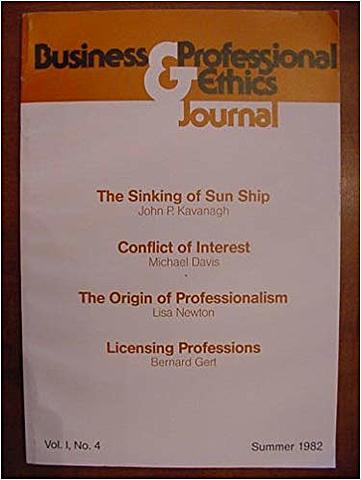 LA ÉTICA EMPRESARIAL SE DEFINE COMO UNA ESPECIALIDAD DISCIPLINAR