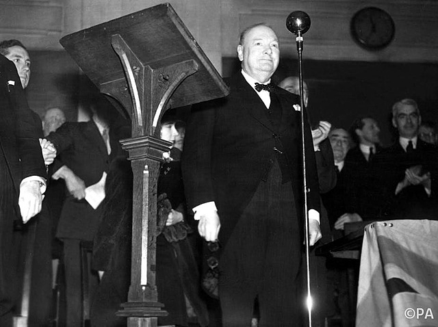 During World War 2 Winston Churchill was voted out of office
