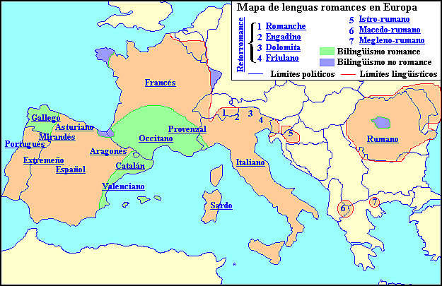Siglo IX aparece el Romance