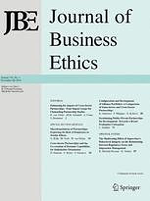 APARECE LA BUSINESS AND PROFESIONAL ETHICS JOURNAL
