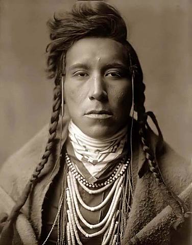Native American Chief-Bird on High Landa Crow