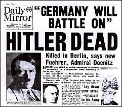 Hitler commits suicide