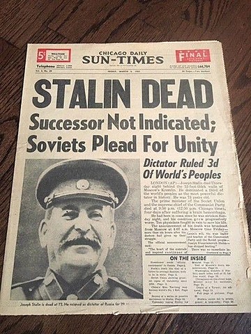 Joseph Stalin Dies