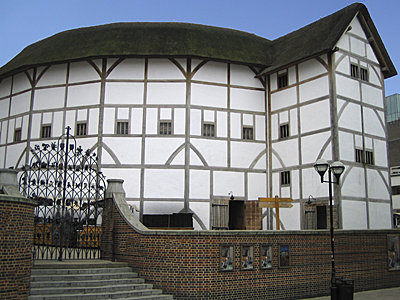 William Shakespeare builds the Globe Theatre