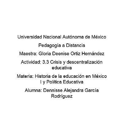 Timeline: Crisis y descentralización educativa