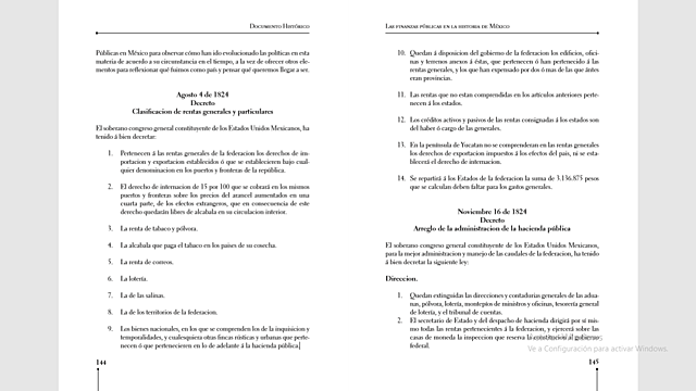 Decreto Clasificación de rentas generales y particulares.