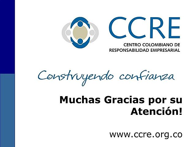 SURGE EL CENTRO COLOMBIANO DE RESPONSABILIDAD EMPRESARIAL CCR
