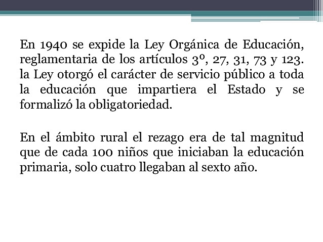 Ley Orgánica de Educación