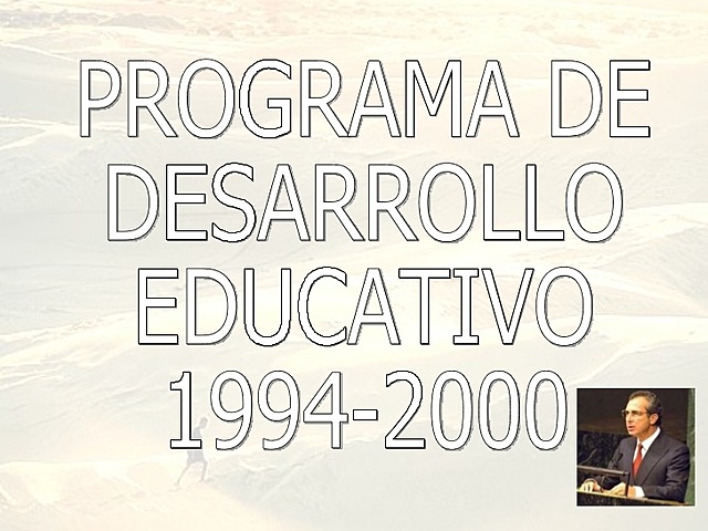 Programa de desarrollo educativo