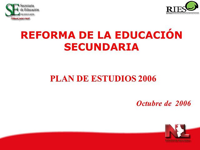 Reforma integral en nivel secundaria