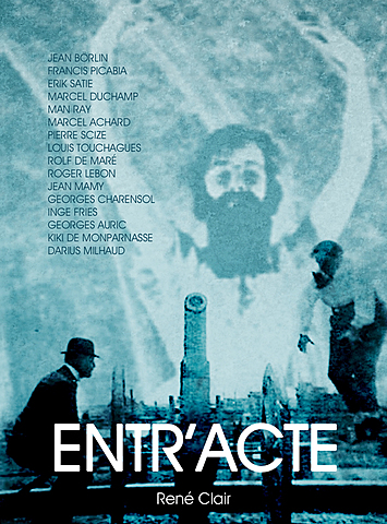 "Entr'acte" score by Erik Satie