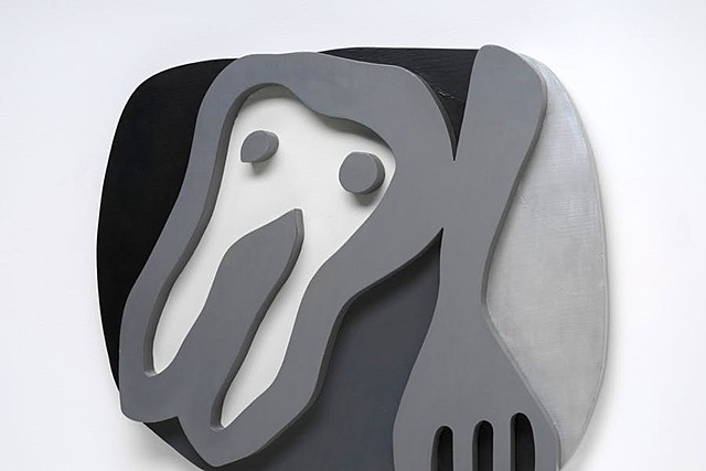 "Shirt Front and Fork" by Jean (Hans) Arp
