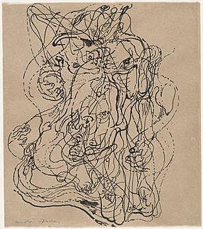 "Automatic Drawing" by André Masson