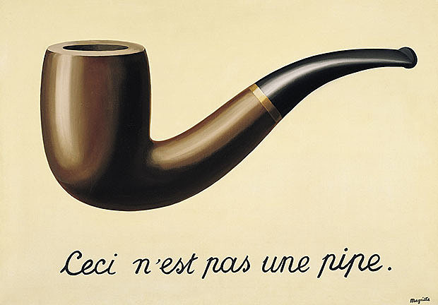 "The Treachery of Images" by René Magritte