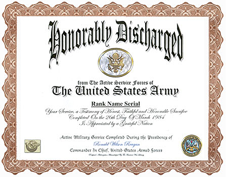 Billy's Honorable Discharge