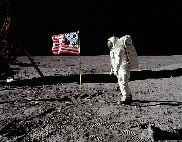 Neil Armstrong becomes the first human to walk on the moon (Apollo 11)